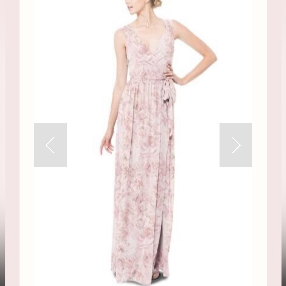 Joanna August Newbury Long Print Wildflower Blush Medium
